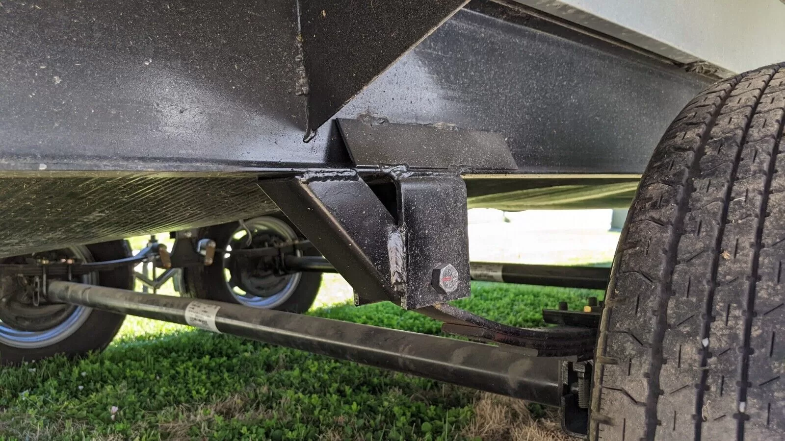 Trailer suspension shackle reinforcement brackets (weld on)